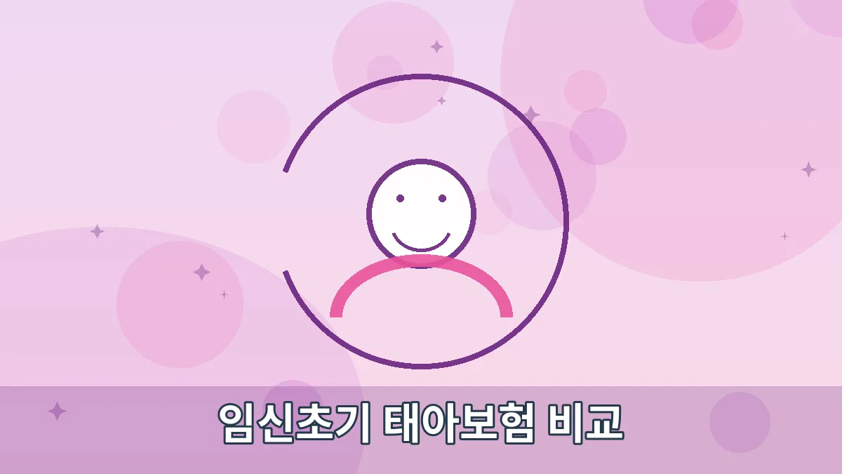 임신초기 태아보험 비교 안내 이미지 1
